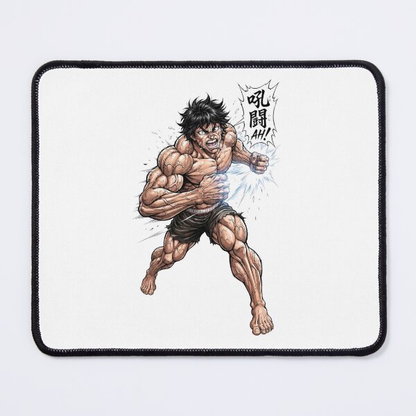 Item preview, Baki the Grappler Intense Punch Anime Martial Arts Design designed and sold by FreakToons.