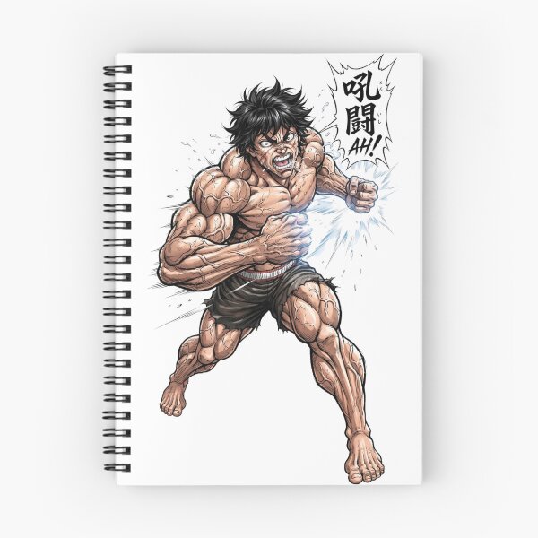 Item preview, Baki the Grappler Intense Punch Anime Martial Arts Design designed and sold by FreakToons.