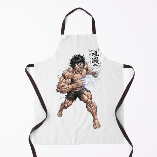 Item preview, Baki the Grappler Intense Punch Anime Martial Arts Design designed and sold by FreakToons.