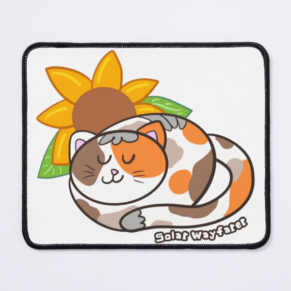 Item preview, Cat love sleepy scroll calico designed and sold by AntoineDelmas.