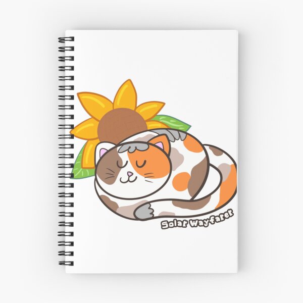 Item preview, Cat love sleepy scroll calico designed and sold by AntoineDelmas.