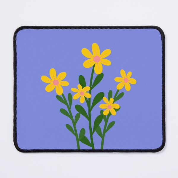 Item preview, Cute Yellow Wildflowers Cottagecore Floral Illustration designed and sold by SolutionsArt.