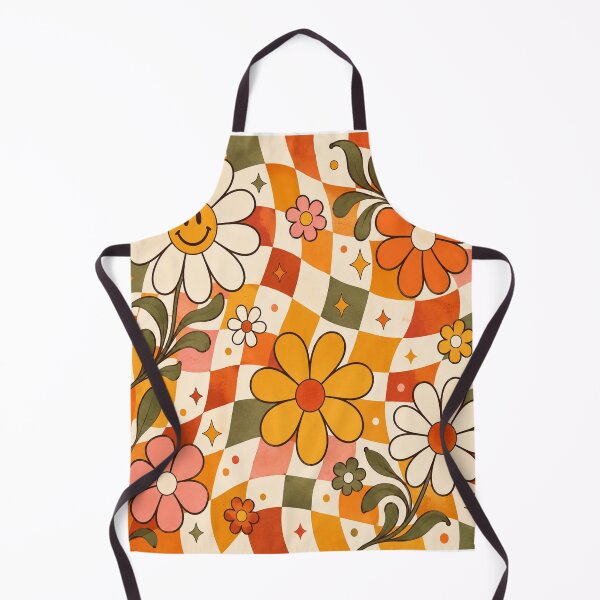 Item preview, Retro Checkerboard & Groovy Flowers designed and sold by teemix.