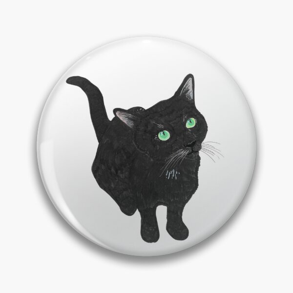 Item preview, Cute black cat designed and sold by Tiger's Eye Books.
