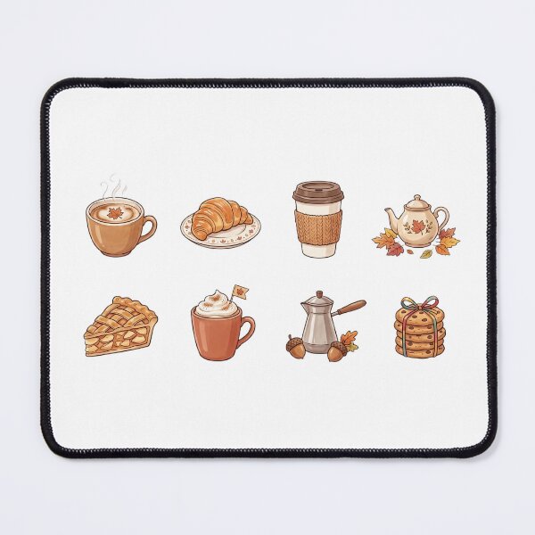Item preview, Cozy Autumn Coffee and Treats Sticker Set designed and sold by SassyArtistry.
