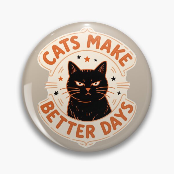 Item preview, CATS MAKE BETTER DAYS – Mischievous Cat With A Deadpan Expression Vintage Cats Design designed and sold by tarkone.