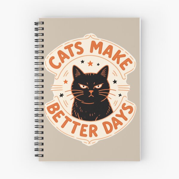 Item preview, CATS MAKE BETTER DAYS – Mischievous Cat With A Deadpan Expression Vintage Cats Design designed and sold by tarkone.