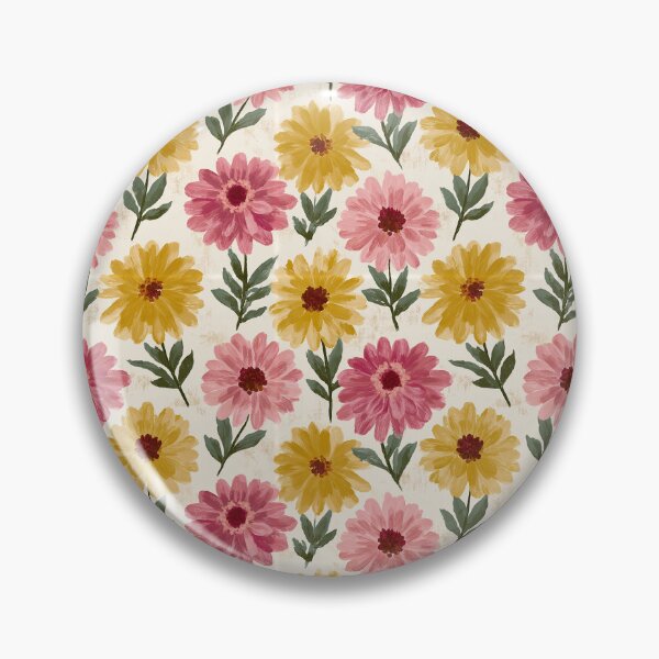 Item preview, Petaled Zinnia Flower  - Birthday Flower Pattern - Dad Fathers Day Gifts designed and sold by RoyalStarsPatts.