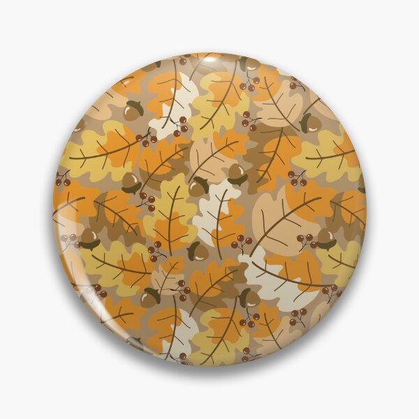 Item preview, Golden Oak Leaves Autumn Seamless Pattern designed and sold by PowerAntShop.