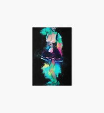Woman attractive colorful Art Board
