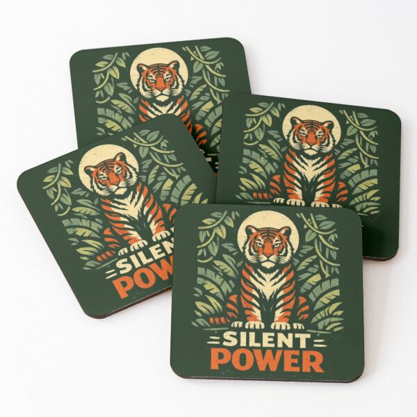 Item preview, Silent Power Tiger – Jungle Strength Artwork designed and sold by Dogandesighn.