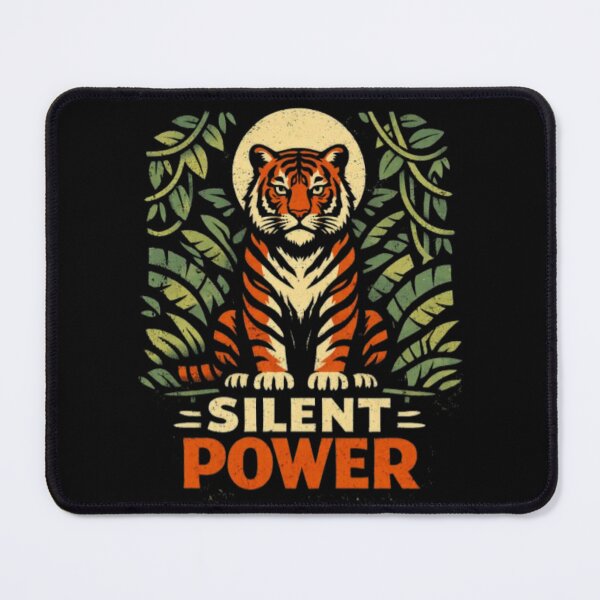 Item preview, Silent Power Tiger – Jungle Strength Artwork designed and sold by Dogandesighn.