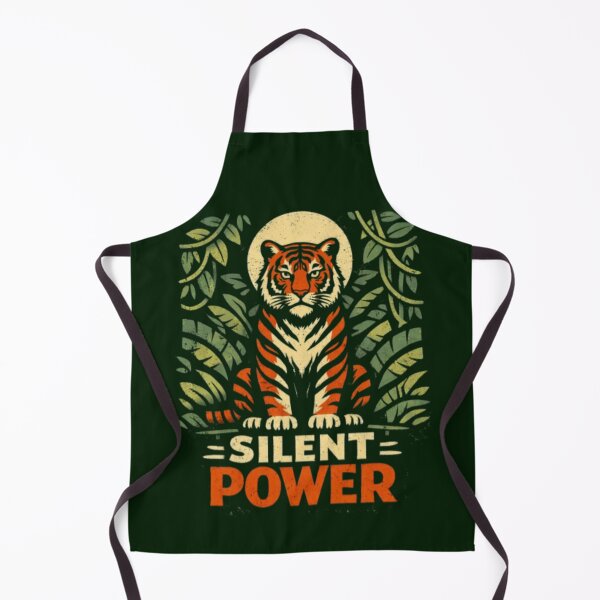 Item preview, Silent Power Tiger – Jungle Strength Artwork designed and sold by Dogandesighn.