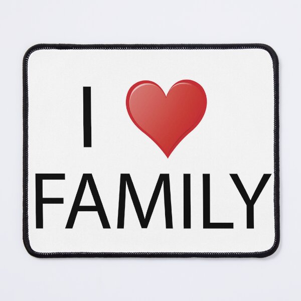Item preview, I Love Family Red Heart Graphic designed and sold by AyaanArtStudio.
