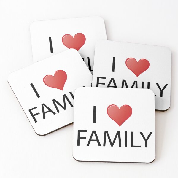 Item preview, I Love Family Red Heart Graphic designed and sold by AyaanArtStudio.