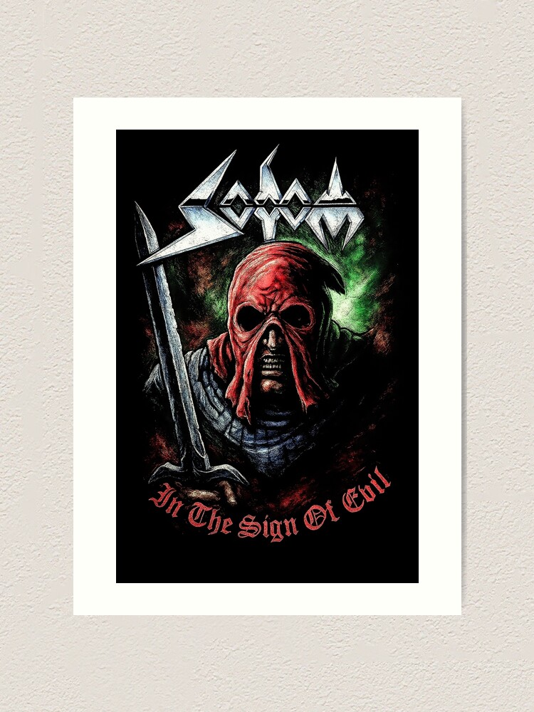 Thumbnail 1 von 3, Kunstdruck, Sodom: In the Sign of Evil Thrash Metal Artwork designt und verkauft von interdesigner.