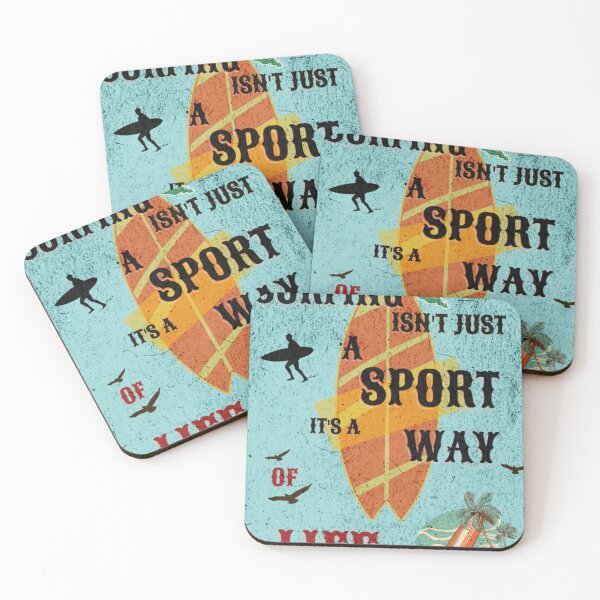 Item preview, Surfing Isn't Just a Sport – Vintage Retro Surf & Beach Design designed and sold by MOCH- ART.