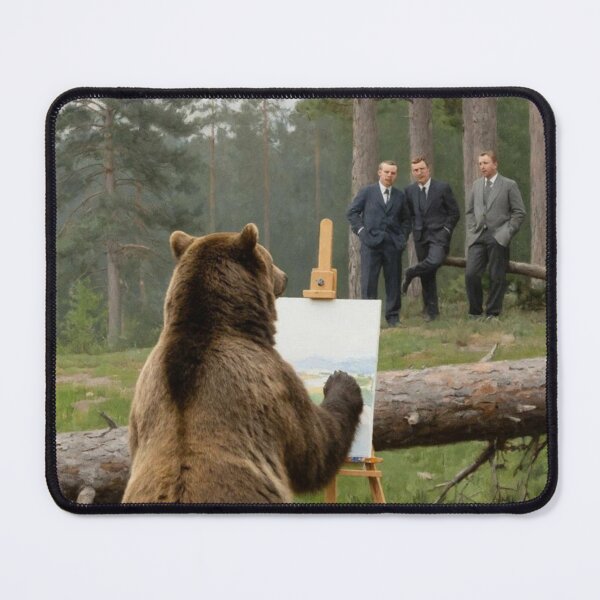 Item preview, Bear Painting Landscape Classical Oil Painting designed and sold by LenNo9881.
