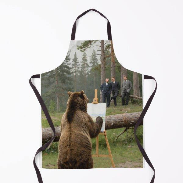 Item preview, Bear Painting Landscape Classical Oil Painting designed and sold by LenNo9881.