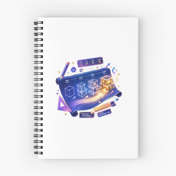 Item preview,  Turn Ideas Into Reality Sticker designed and sold by blossomfun.