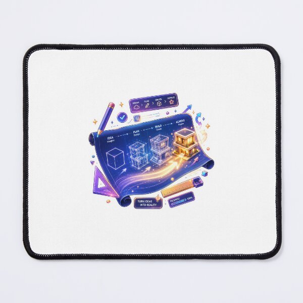 Item preview, Turn Ideas Into Reality Sticker designed and sold by blossomfun.