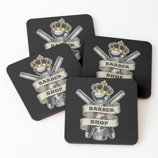 Item preview, Royal Crown Barber Pole Clippers Vintage Emblem Art designed and sold by Barber MD Culture.