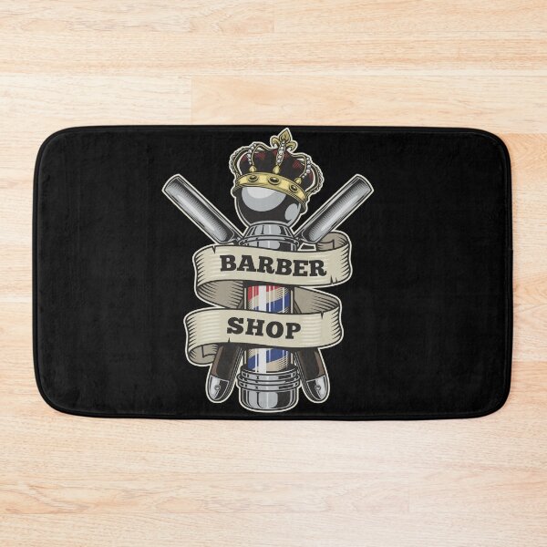 Item preview, Royal Crown Barber Pole Clippers Vintage Emblem Art designed and sold by Barber MD Culture.