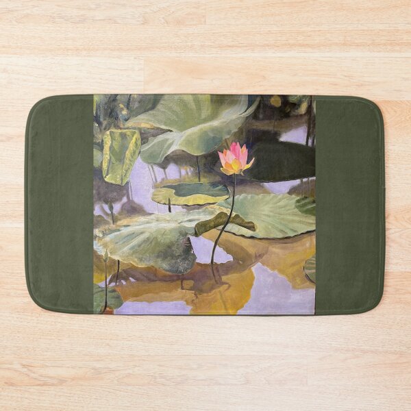 Item preview, Blooming Lotus in Lilac Pond designed and sold by Carlos Taylor.