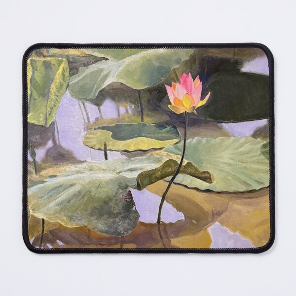 Item preview, Blooming Lotus in Lilac Pond designed and sold by Carlos Taylor.