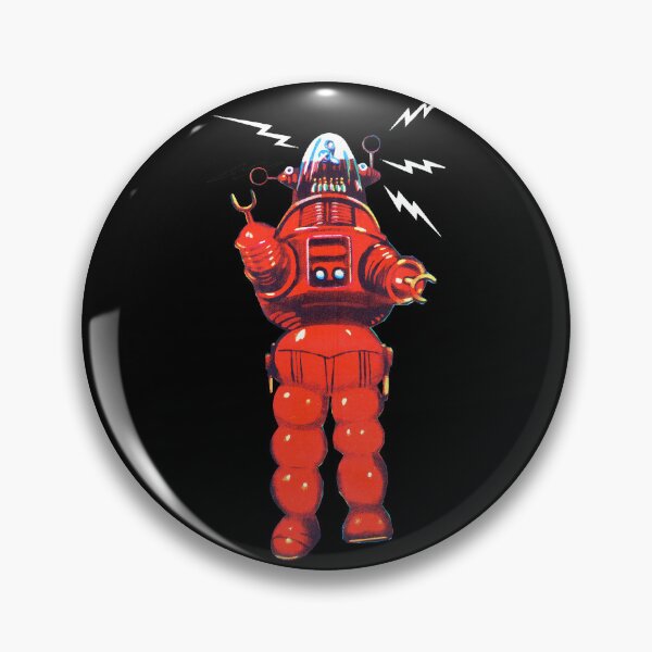 Item preview, Red Action Planet Robot designed and sold by sunnywhimsy.