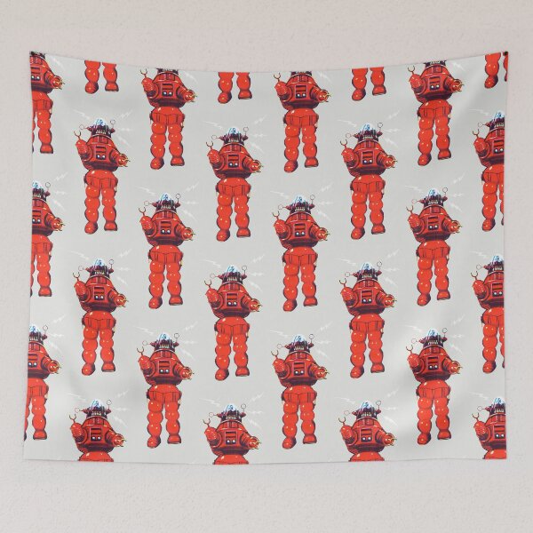 Item preview, Red Action Planet Robot designed and sold by sunnywhimsy.