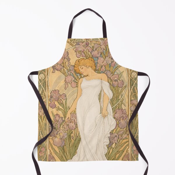 Item preview, Alphonse Mucha The Flowers Iris 1898 designed and sold by maniacfitness.