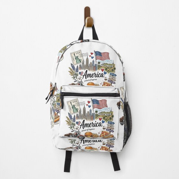 Item preview, America USA Travel – Iconic Landmarks, American Culture & Vintage Design designed and sold by 4U---Store.