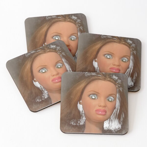 Item preview, Funny Doll Face Meme designed and sold by NinaQueenBee.