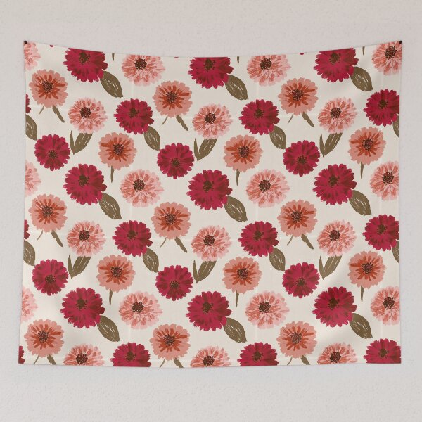 Item preview, Classic Zinnia Flower - Tropical Flower Pattern - Father'S Day Gift Ideas designed and sold by RoyalStarsPatts.