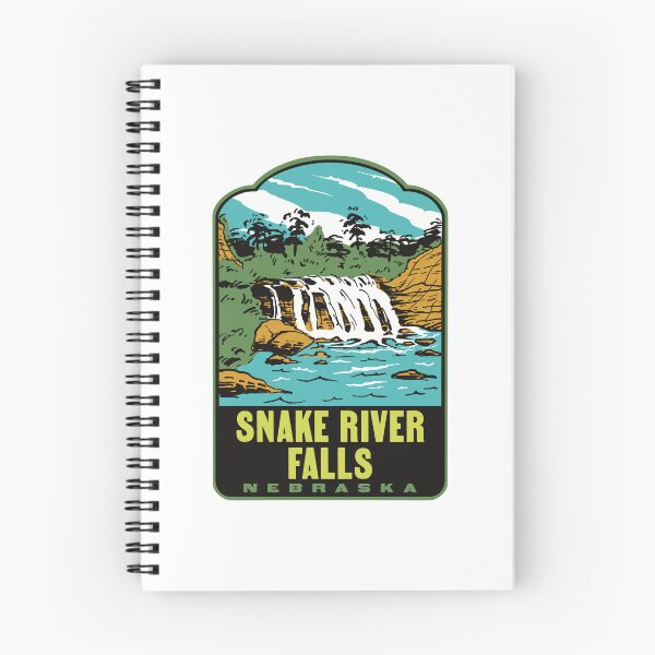 Item preview, Snake River Falls Nebraska Retro Vintage Travel Art designed and sold by HalpinDesign.
