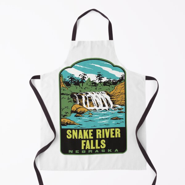 Item preview, Snake River Falls Nebraska Retro Vintage Travel Art designed and sold by HalpinDesign.
