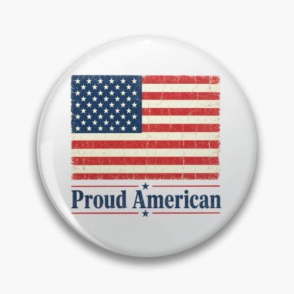 Item preview, Vintage American Flag Distressed Retro USA Patriotic Memorial Day designed and sold by Prithbyshop.