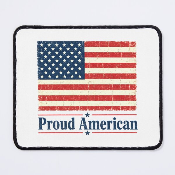 Item preview, Vintage American Flag Distressed Retro USA Patriotic Memorial Day designed and sold by Prithbyshop.