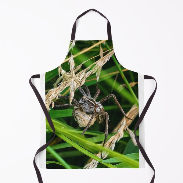Item preview, Mother's Protection: Nursery Web Spider with Egg sac designed and sold by Astute-Artio-Photography.