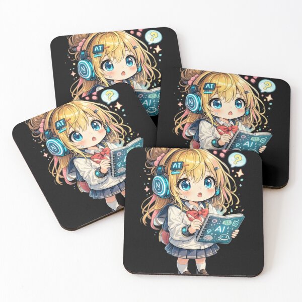 Item preview, Future Ai Anime Girl Aesthetic Kawaii Tech Student designed and sold by M Khan.