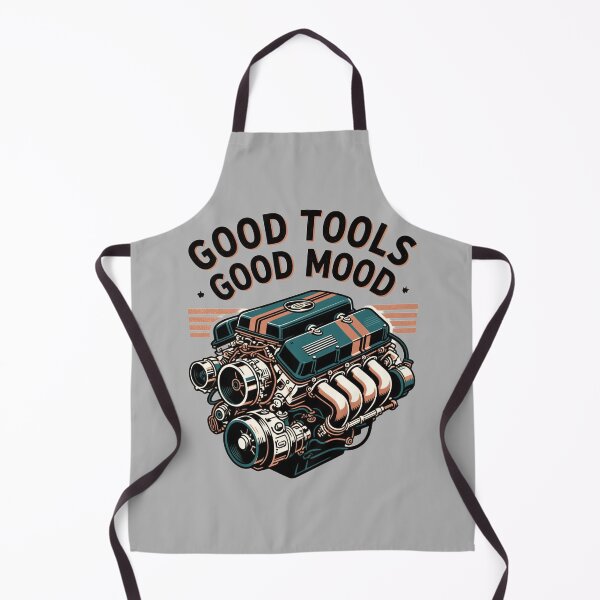 Item preview, GOOD TOOLS GOOD MOOD – Turbocharged V8 Engine Vintage Automotive Design designed and sold by tarkone.