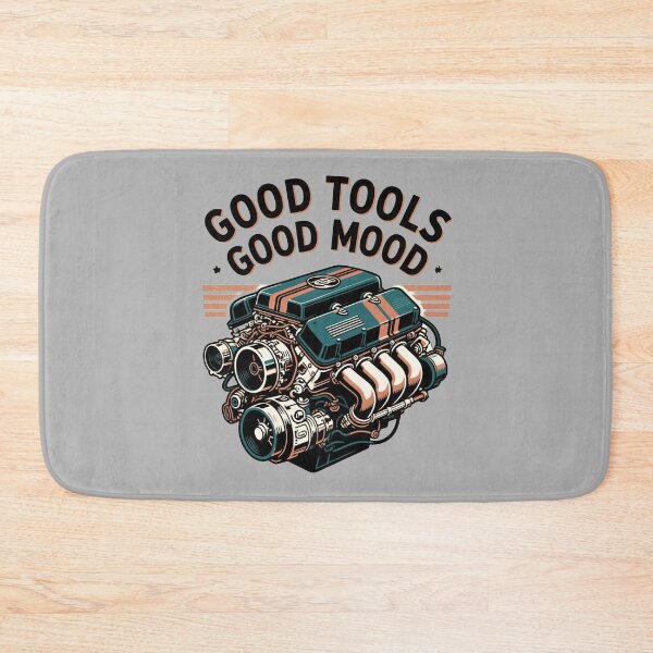 Item preview, GOOD TOOLS GOOD MOOD – Turbocharged V8 Engine Vintage Automotive Design designed and sold by tarkone.
