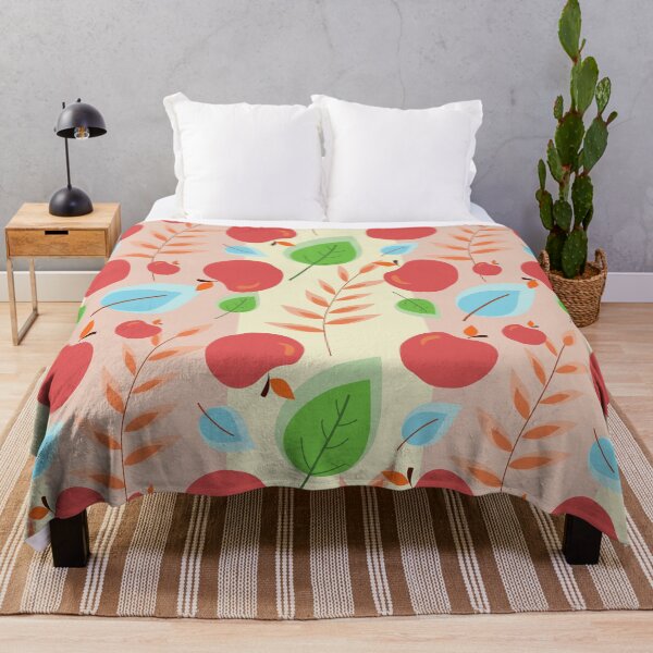 Item preview, Apple Harvest Seamless Pattern with Autumn Leaves designed and sold by PowerAntShop.