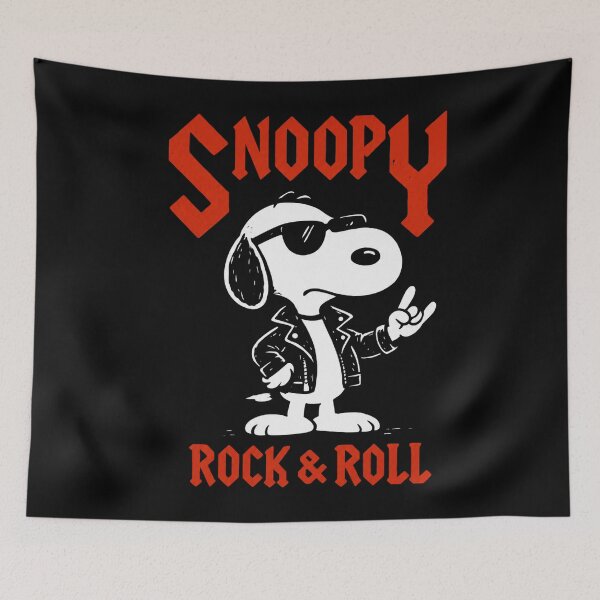Item preview, Snoopy Rock and Roll designed and sold by HoneyMonday.