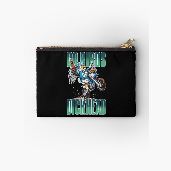 Item preview, Go Birds Dickhead Mascot Motorcycle Rider Funny Football Design designed and sold by OddPopARt.