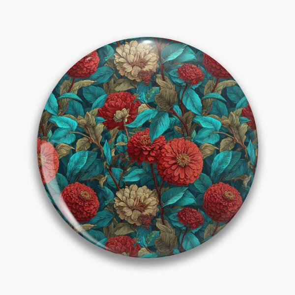 Item preview, Wild Zinnia Print  - Birth Flower Pattern - Gift Ideas designed and sold by RoyalStarsPatts.