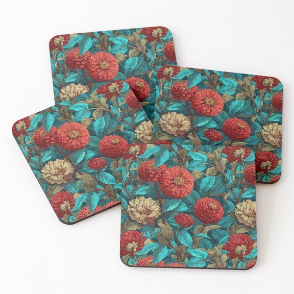 Item preview, Wild Zinnia Print  - Birth Flower Pattern - Gift Ideas designed and sold by RoyalStarsPatts.