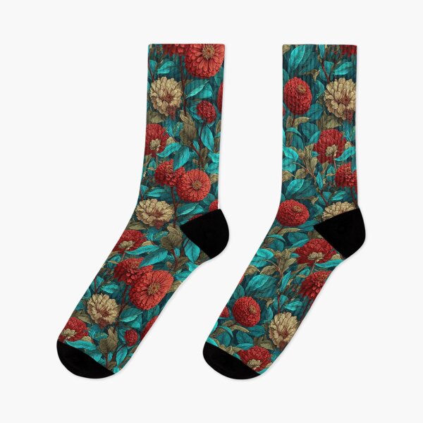Item preview, Wild Zinnia Print  - Birth Flower Pattern - Gift Ideas designed and sold by RoyalStarsPatts.