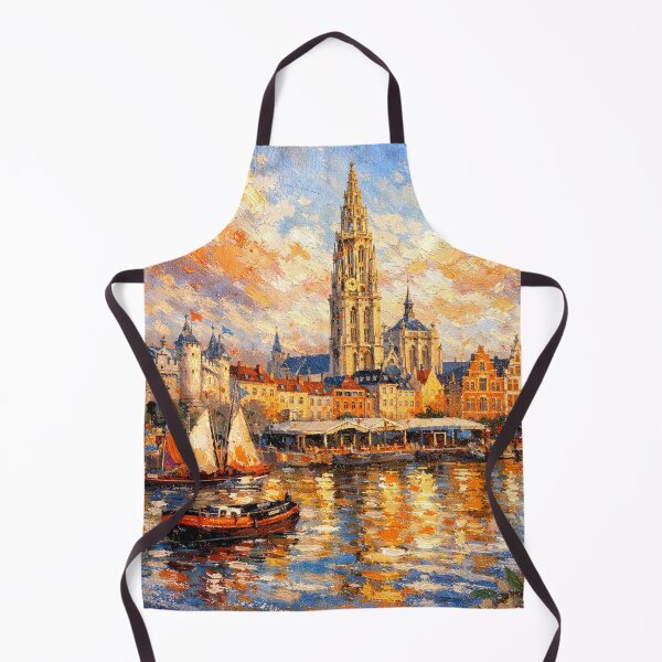 Item preview, A painting of Antwerp, Belgium – A Beautiful City in Europe. designed and sold by GalleryKauffeld.